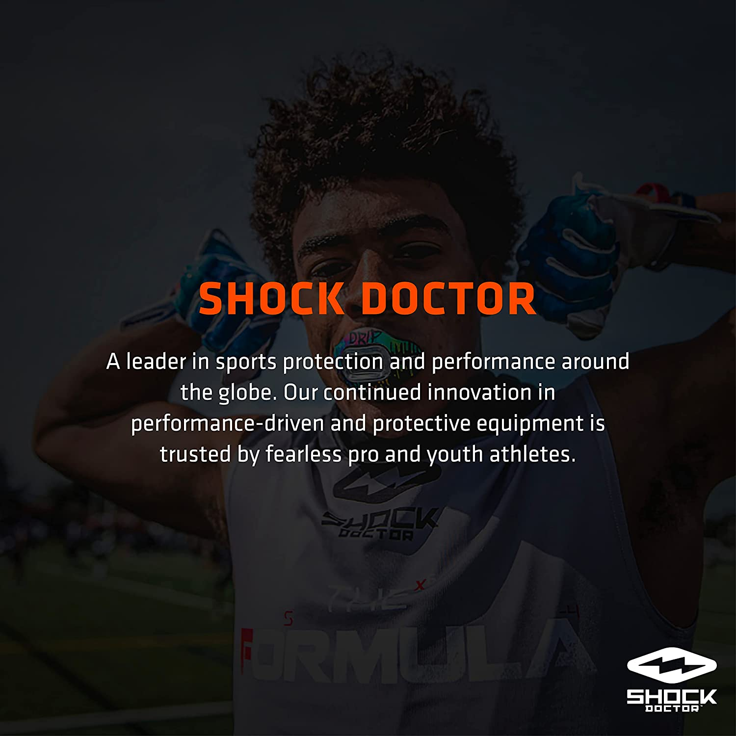 Shock Doctor Gel Max Power Mouth Guard, Flavored Sports Mouthguard for Football, Lacrosse, Hockey, Basketball, Flavored Mouth Guard, Youth & Adult, Youth, Kool-Aid Cherry image number 3