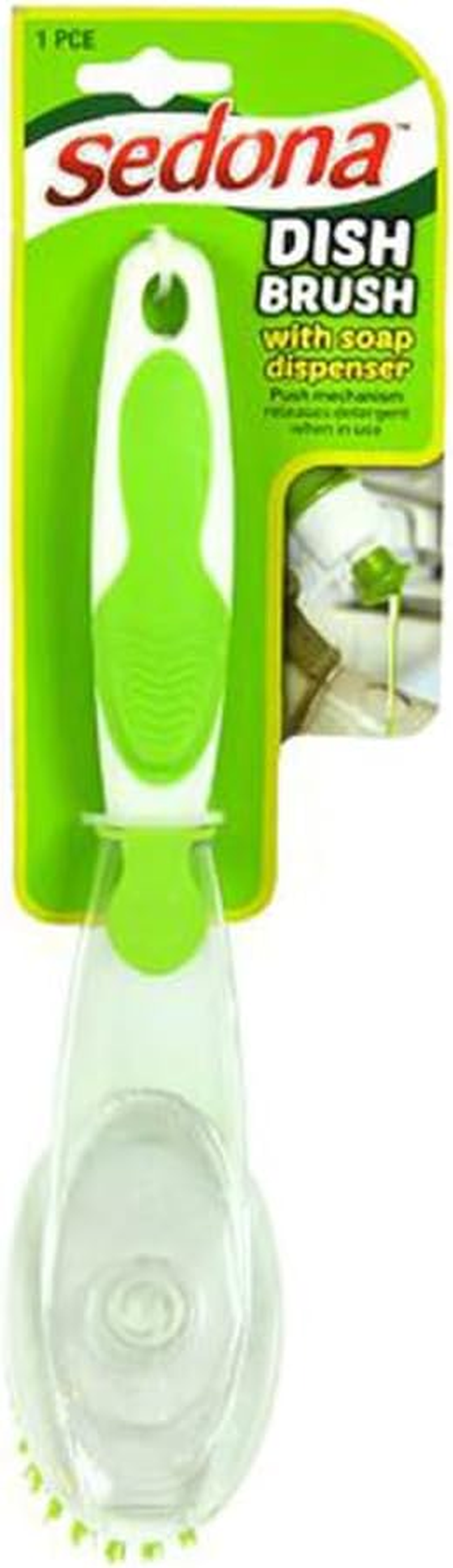 Sedona Dish Cleaning Brush with Soap Dispenser image number 2