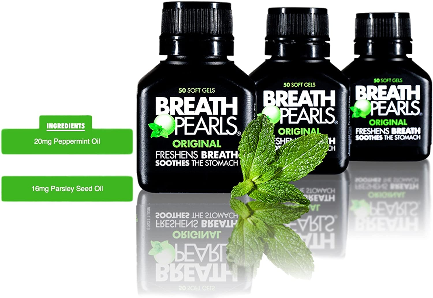 Breath Pearls Original Freshens Breath (50 Softgels) image number 2