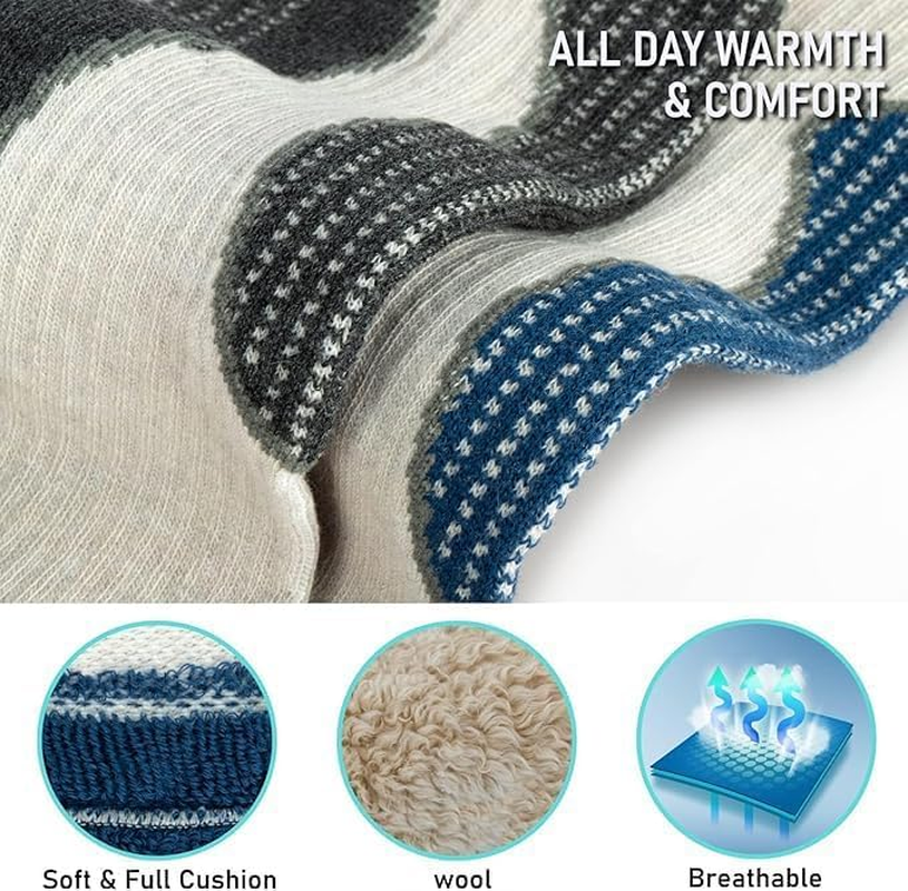 BLAZDEVE 2Pairs Ski Socks for Women Men, Thermal Knee High Snowboarding Skiing Socks, Breathable Compression Socks for Hiking, Snowboarding