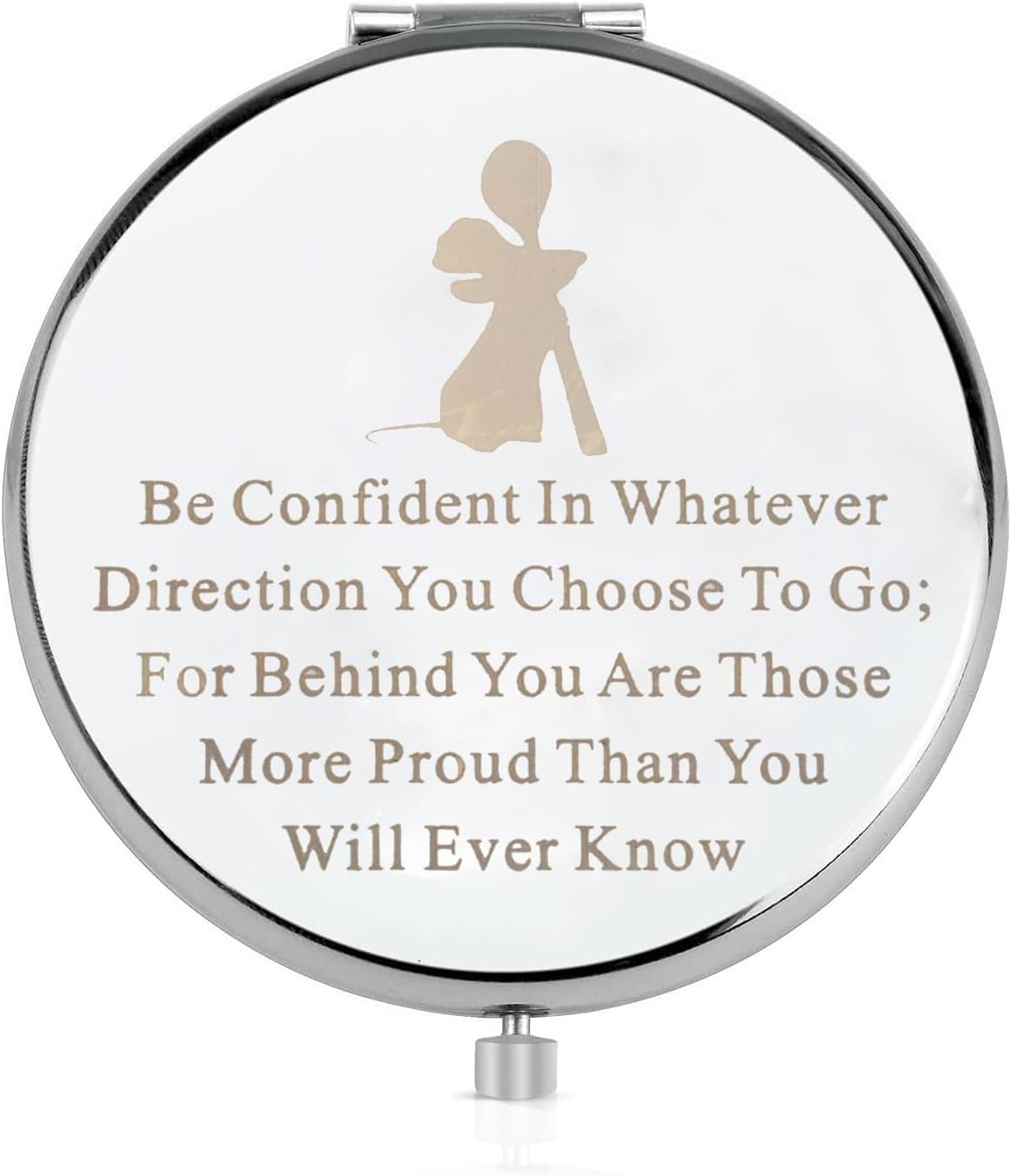 LQRI Remy Quote Makeup Mirror Mouse Chef Gift Ratatouille Merchandise Little Chef Pocket Mirror Movie Gift image number 2