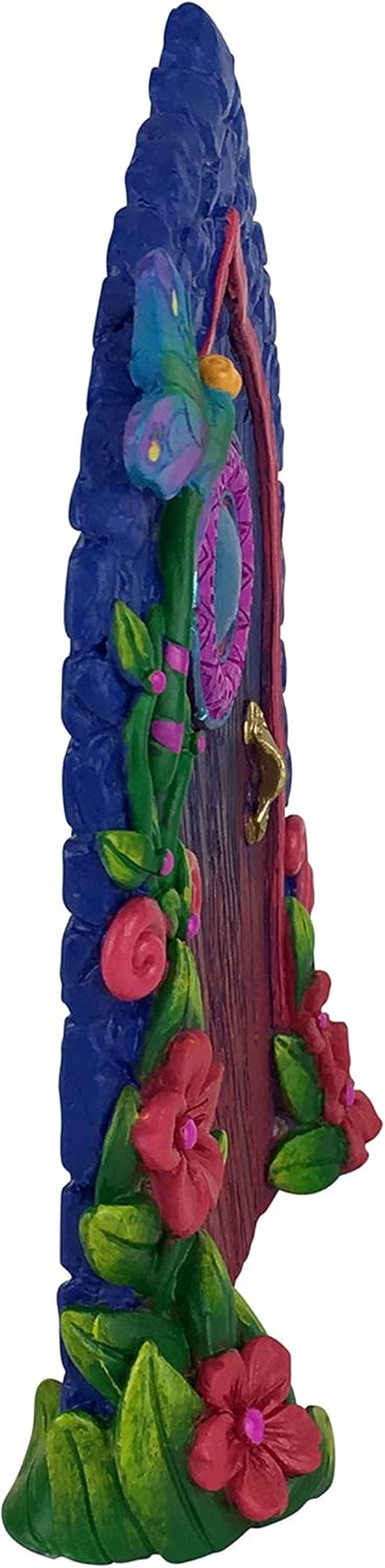 Glitzglam Miniature Dragonfly Fairy Door for the Enchanted Garden Fairies and Gnomes. a Fairy and Gnome Garden Accessory image number 3