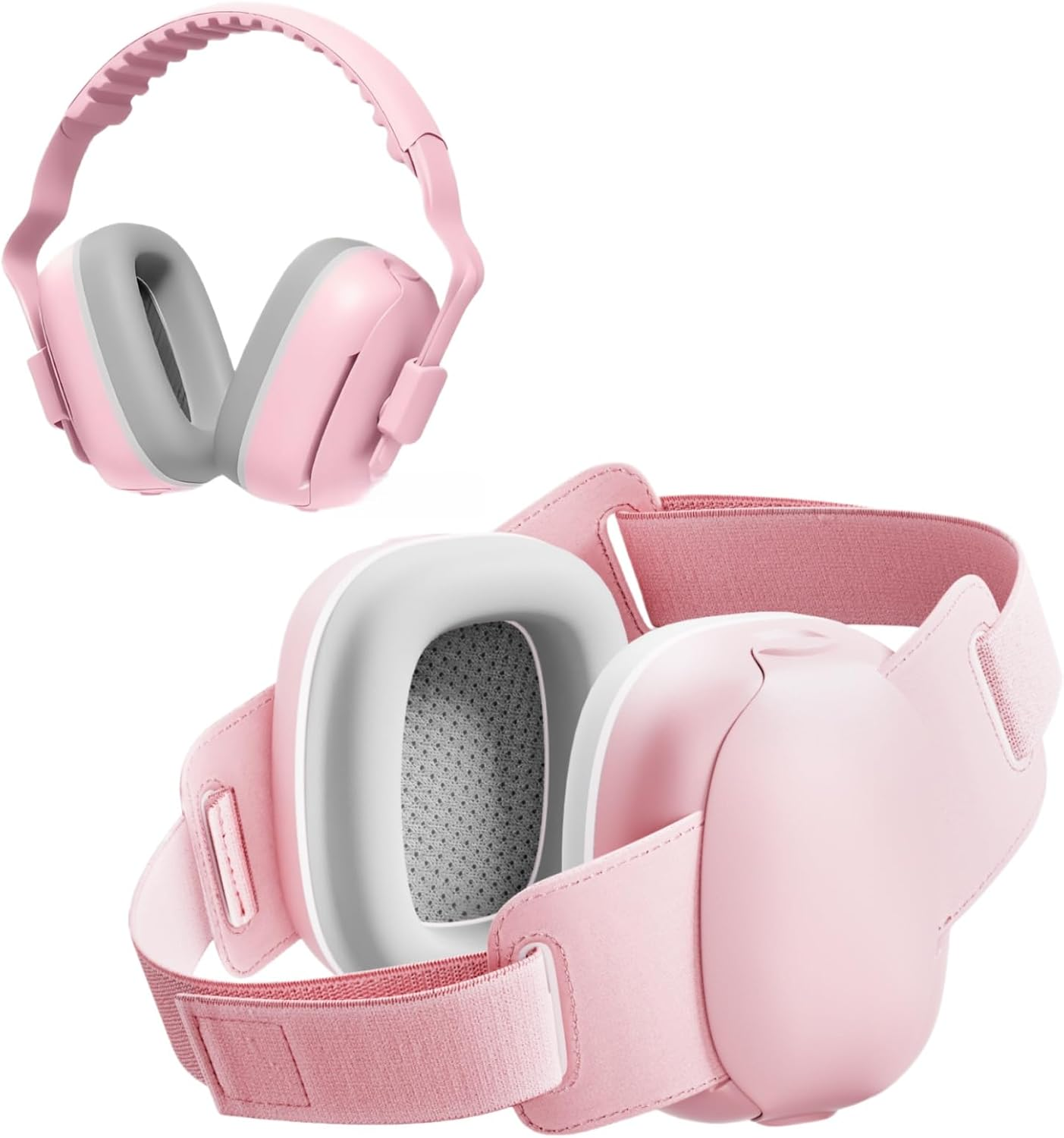 Ear Baby Ear Muffs, 2-In-1Baby Ear Protection 0&ndash;48 Months, 25Db Noise Cancelling Headphones, Lightweight & Safe Fit Ear Muffs for Travel, Sleep, Daily Use,Comfortable Hearing Protection