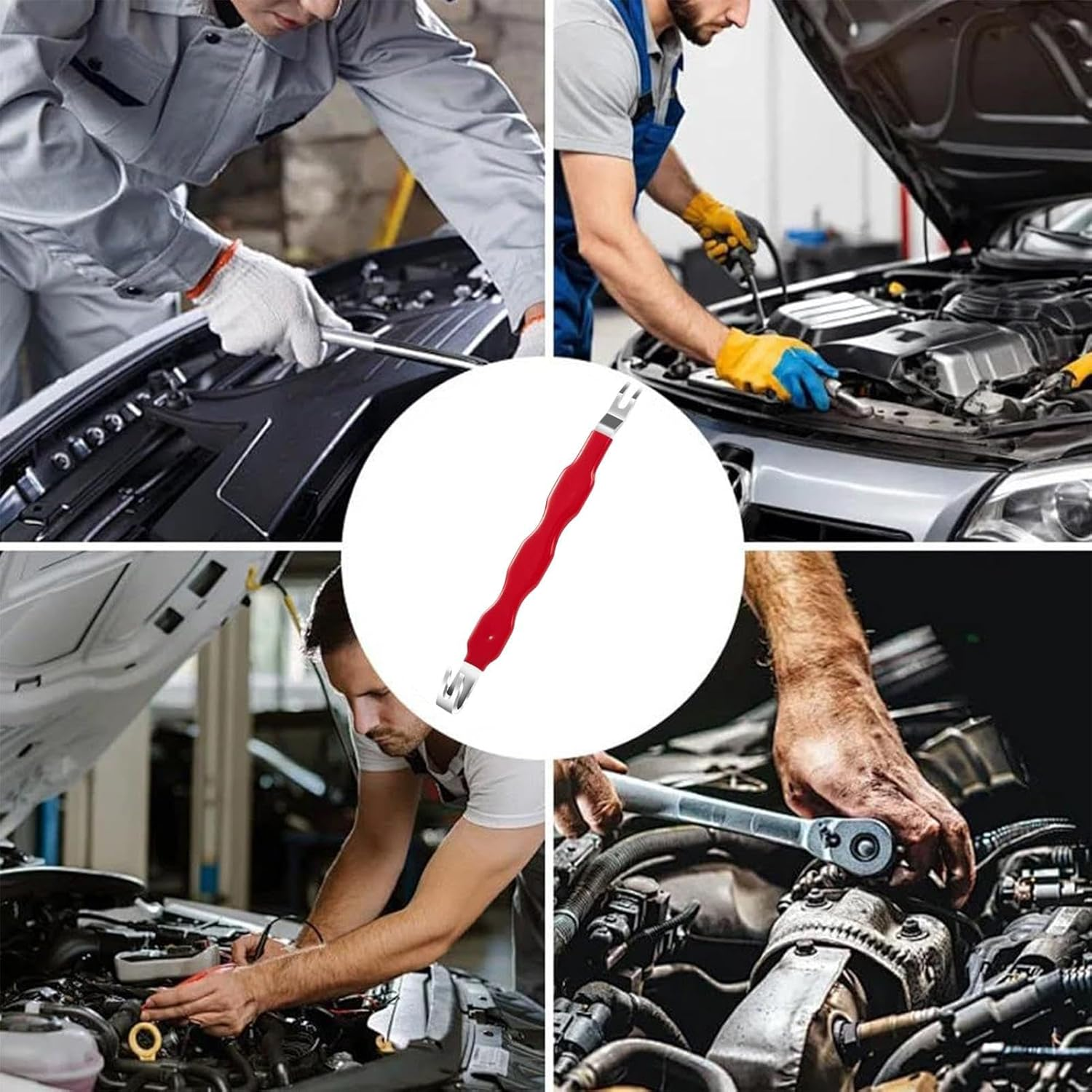 Automotive Electrical Terminal Connector Separator Removal Tool, Double Ended Design Auto Puller Tool for Vehicle Plug, Ignition Wire, Universal Remover Tools for Car Truck System image number 4