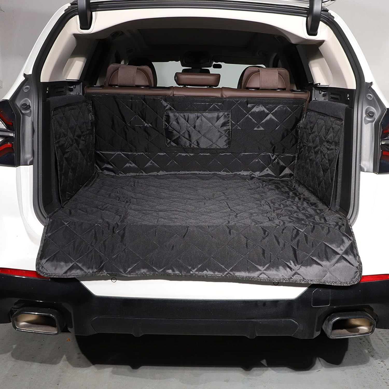 Dog Car Boot Liner Compatible with BMW X3 Accessories | PVC Fabric Pet Cargo Mat | 1PCS Waterproof Dog Seat Mat (2018-2023 G01) image number 6