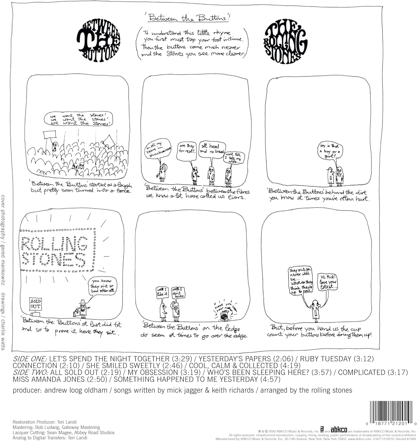 Between the Buttons image number 1