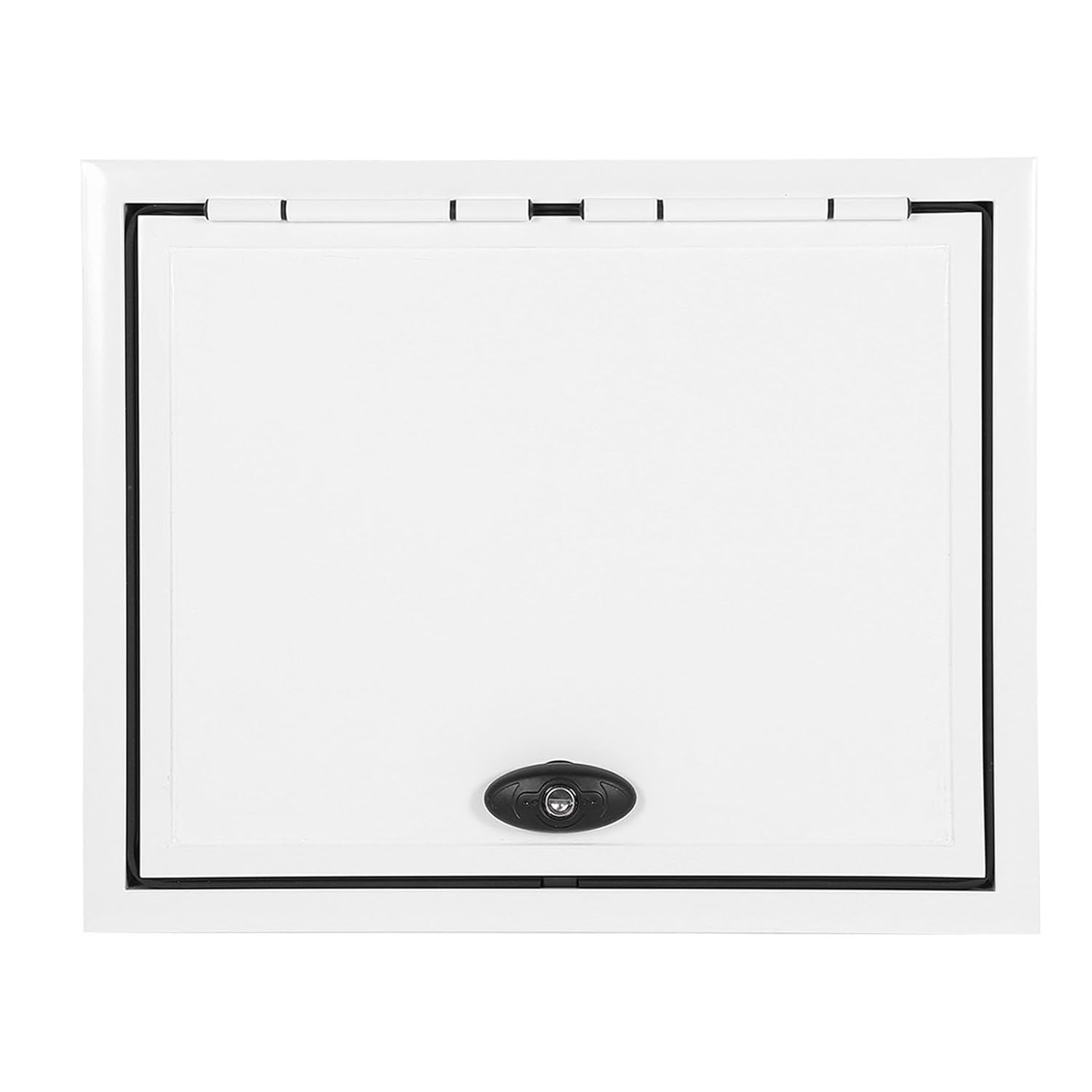 Aluminum RV Baggage Door, UV Resistant, Complete Seal, Dual Support Bars, Boat Deck Hatch Deck Access Hatch Replacement Door with Safety Lock, for Caravan Trailer image number 3