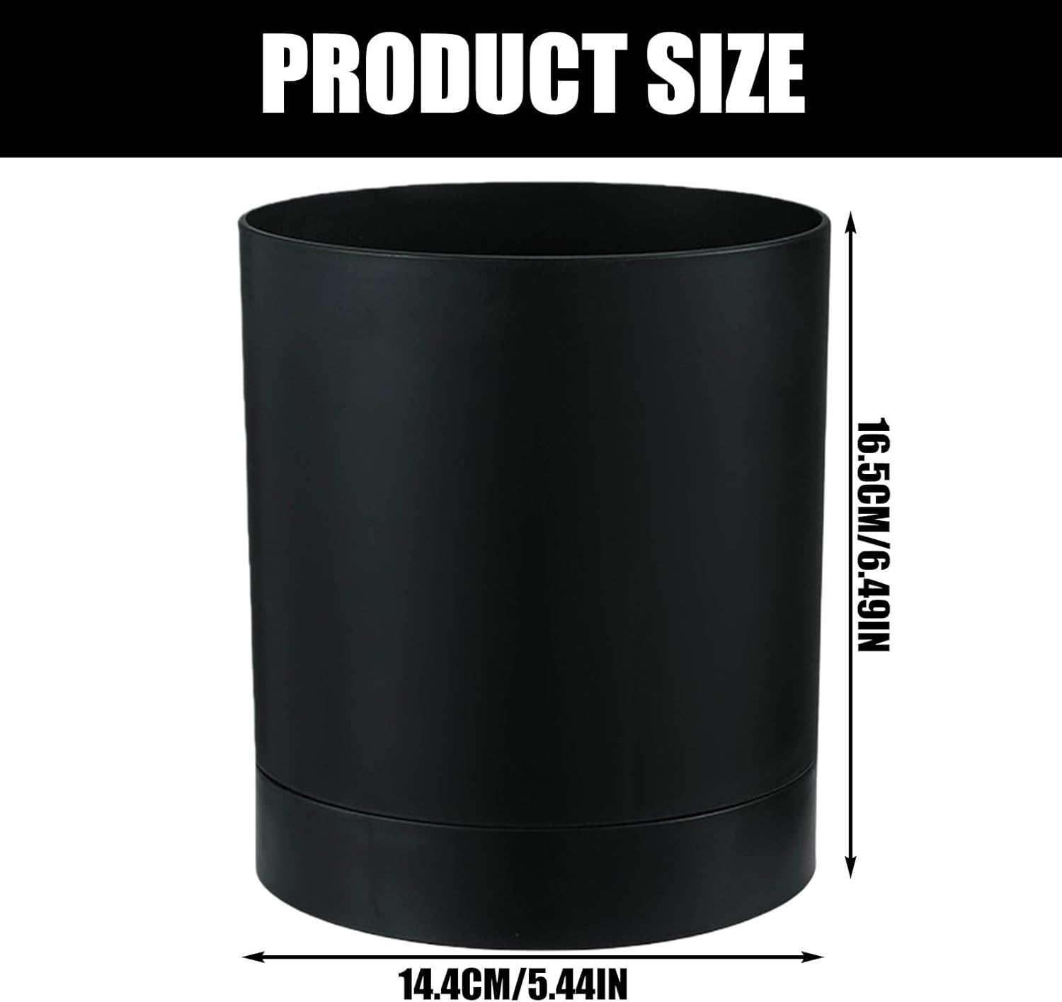 AXVRAV Kitchen Utensil Holder, 360&deg; Rotating Utensil Holder, Non-Slip Waterproof Space Saving Cutlery Basket and Cooking Spoon Holder Organiser for 10-15 Kitchen Utensils on the Worktop image number 2