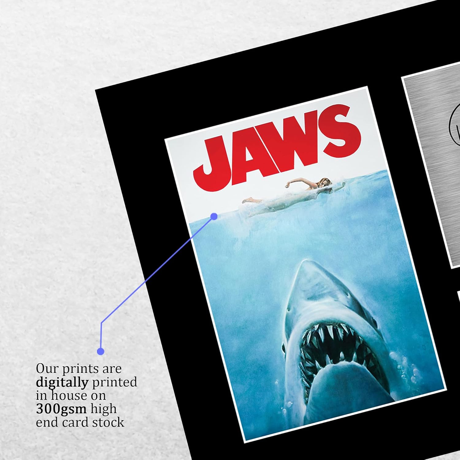 HWC Trading Jaws Gift Signed A4 Printed Autograph the Cast Gifts Photo Display image number 6