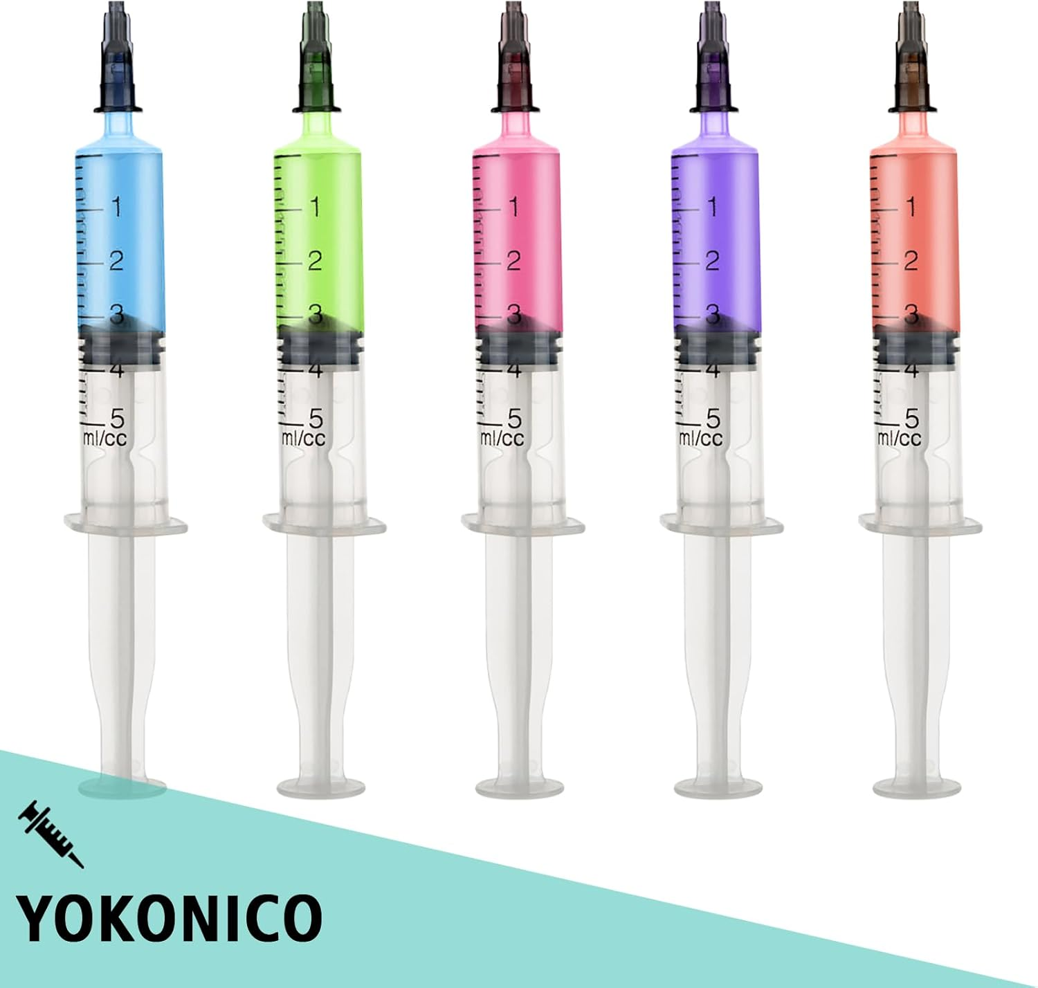 2Pack 100ML Large Syringe Plastic Syringe with Tubing Reusable Measuring image number 1