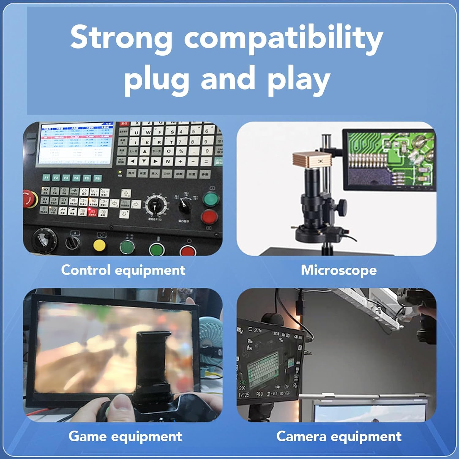 Portable Monitor 10Inch 178&deg; Viewing Angle HDMI External Monitor for Laptop PC Gaming Devices with Wall Mount Bracket image number 2