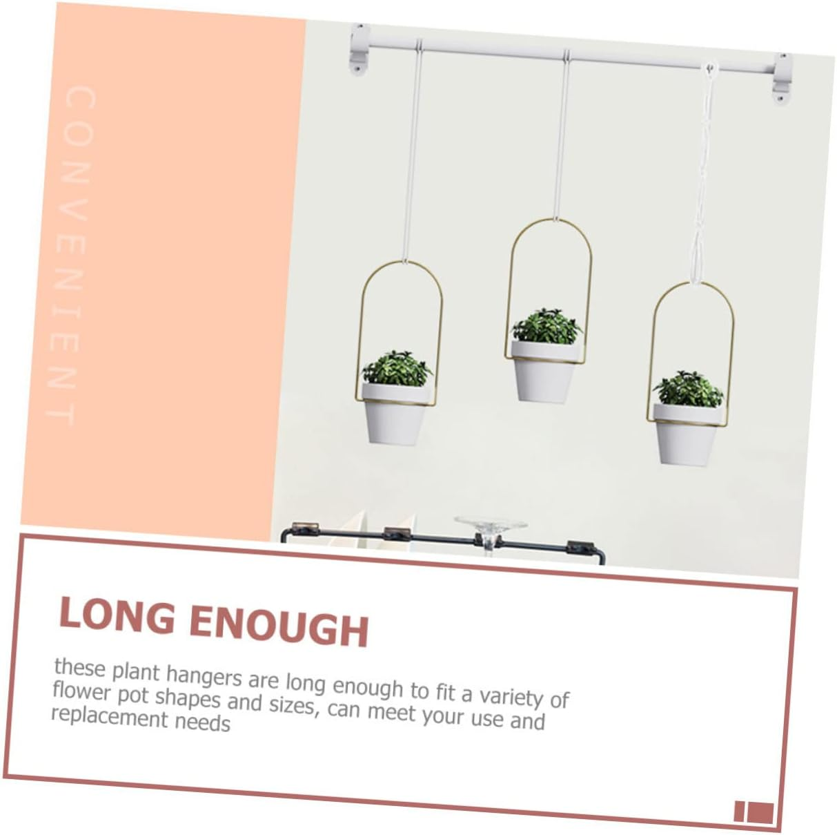 Sosoport 20Pcs Macrame Plant Hanger Extender for Indoor Flower Pots Hanging Basket Holders Rope for Home Gardening Supplies and Plant Stands image number 3