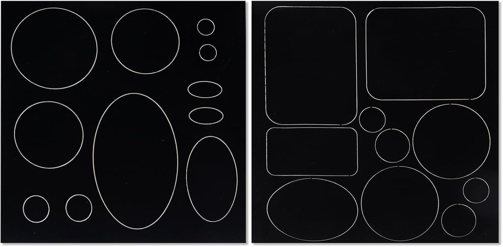 AIAOO Puffer Jacket Repair Patch Kit, 2PCS Self-Adhesive Fabric Patches with 21 Shapes, Waterproof Tear-Resistant for Camping Accessories, Leather & Clothes Repair (Black, 15X15Cm) image number 5