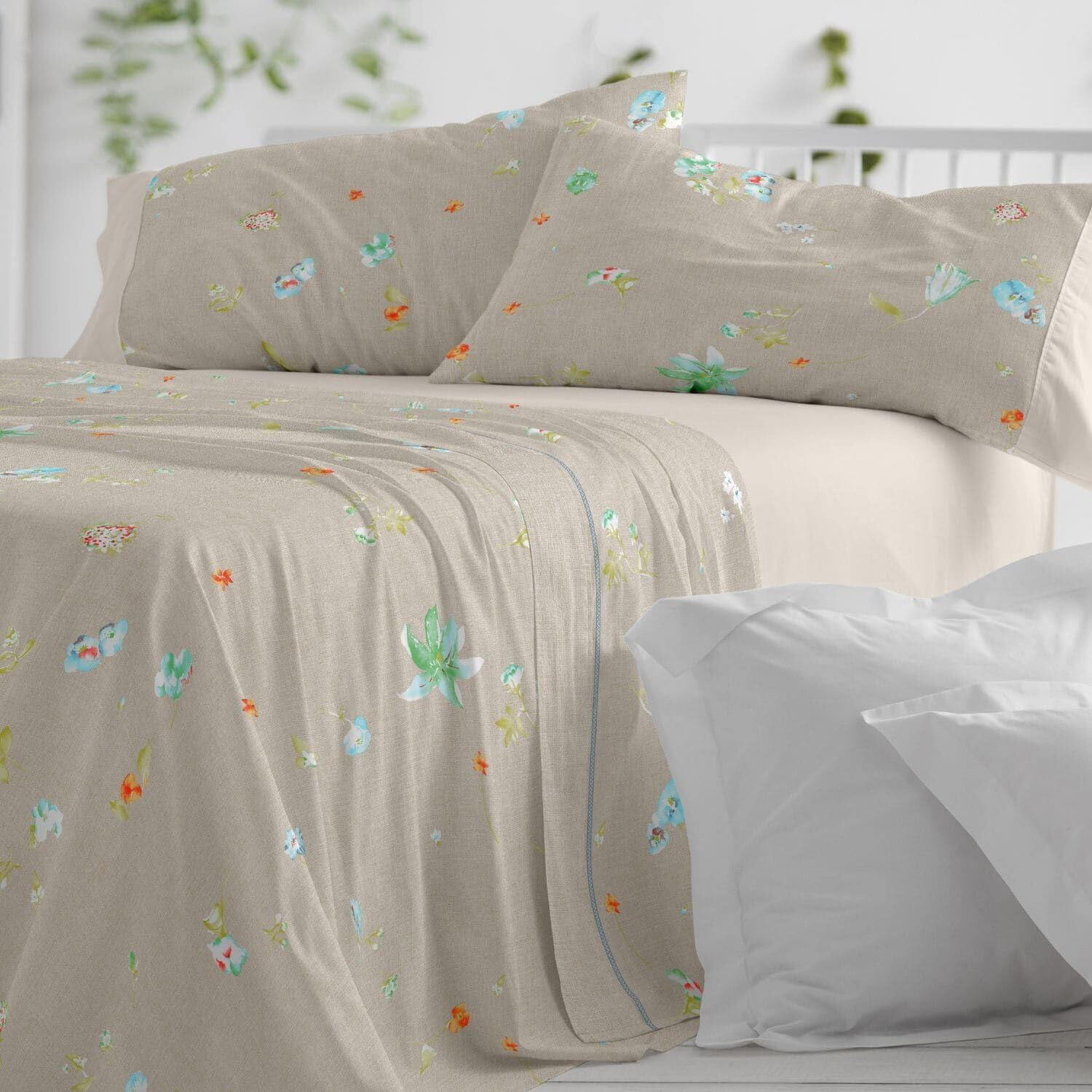 Burrito Blanco Ancho De 105 Duvet Cover Set Cotton Linen image number 2