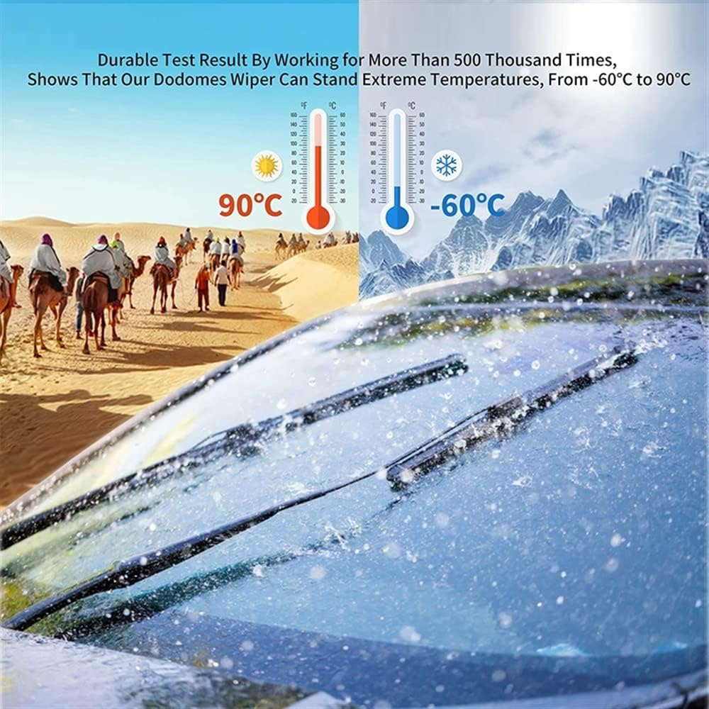 Front Rear Wiper Blades Compatible with Mercedes Benz EQA 2021 2022 H243 Windshield Windscreen Window EQA250 EQA 250 300 350 Car Accessories (Color : FRONT REAR, Size : RHD) image number 2