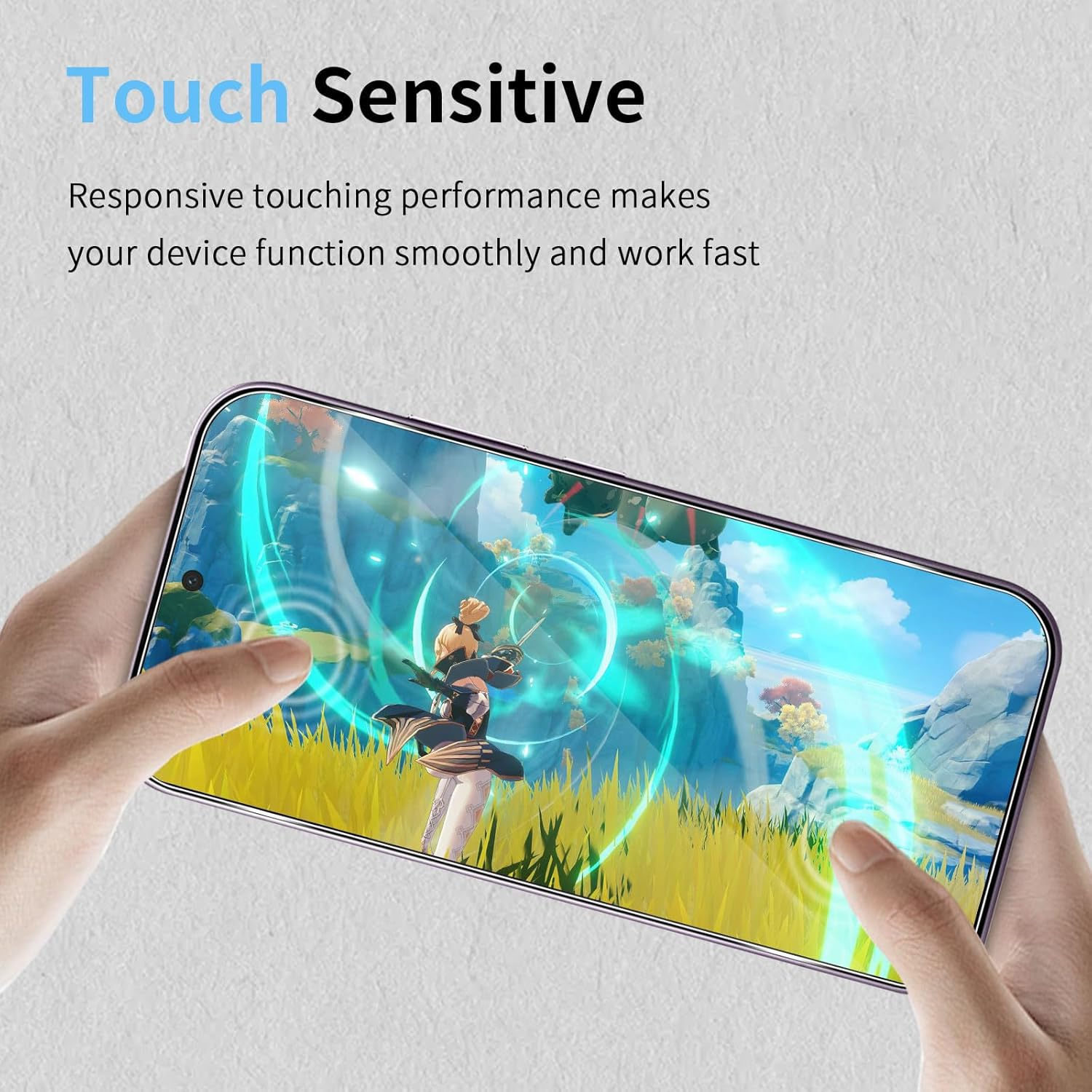Hidwee Screen Protector Compatible with Xiaomi 17 Pro 5G for Tempered Glass, Pack of 2 9H Hardness External Protective Glass + 2 Soft TPU Inner Screen Protectors + 2 Pieces Camera Protection, Full image number 6