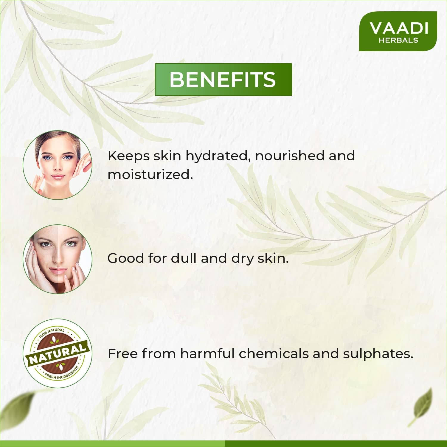 Vaadi Herbals Organic Body Soap Bar Fresh Papaya Soap Complete Skin Care Handmade Herbal Soap (Aromatherapy) with 100% Pure Essential Oils - All Natural - Anti-Acne Deep Pore Cleansing Removes Pimples Oil Control Sulphate Free All Skin Type 6 X 75 Gm image number 1