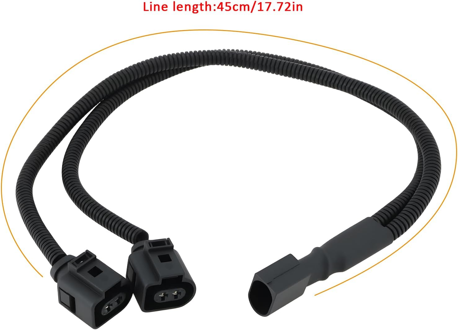 Ecsing Car Horn Speaker Pre-Wired Connector Pigtail Harness Compatible with Audi 4D0971992 image number 2