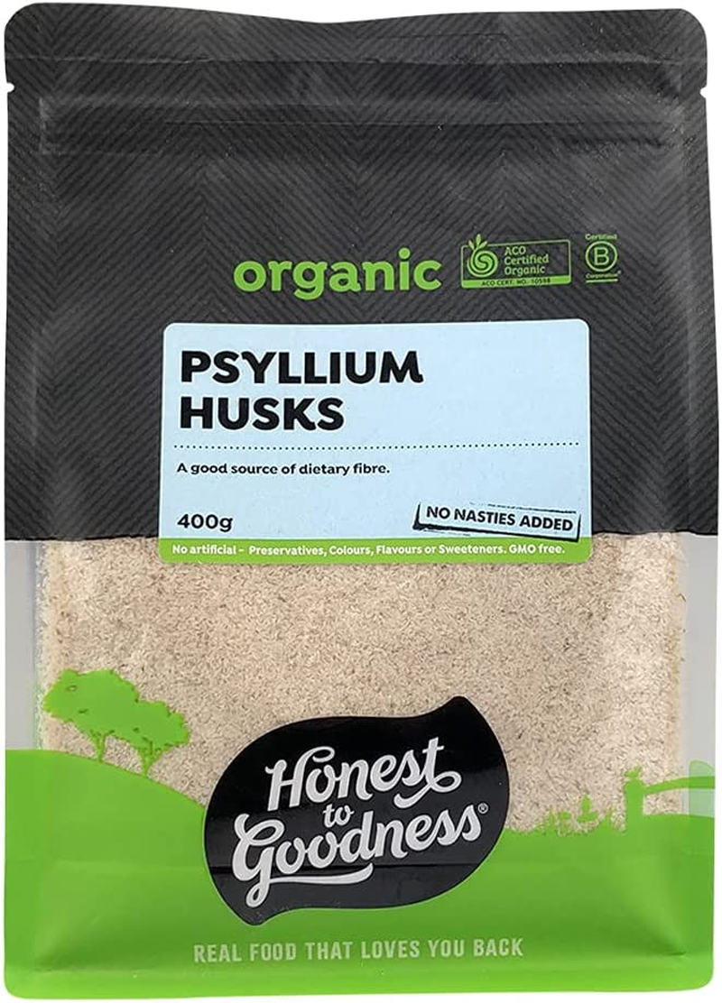 Honest to Goodness Organic Psyllium Husks 400 G (Pack of 2) image number 2