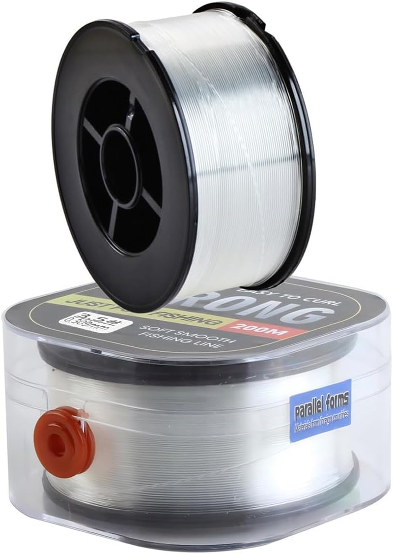SILHOL Clear Fishing Line 0.3Mm 200M Strong Invisible Nylon Thread, for Fishing, Jewellery Making and Hanging Decorations image number 2