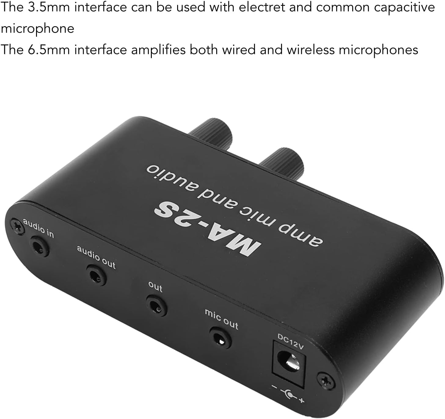 Mini Small Stereo Preamplifier,Headphone Amplifier,Phono Turntable Phonograph Preamp with 3.5MM Headphone and Output image number 1