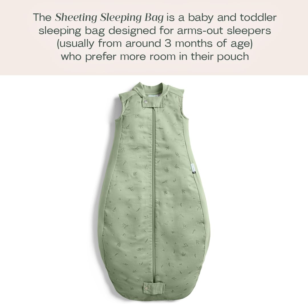 Ergopouch Premium Sleeping Bag 1.0 TOG &ndash; 8&ndash;24 Months &ndash; Willow Print &ndash; a Premium, Silky-Smooth, Wider-Fit Sleeping Bag &ndash; 400 Thread Count Organic Cotton &ndash; for Toddlers and Preschoolers image number 3