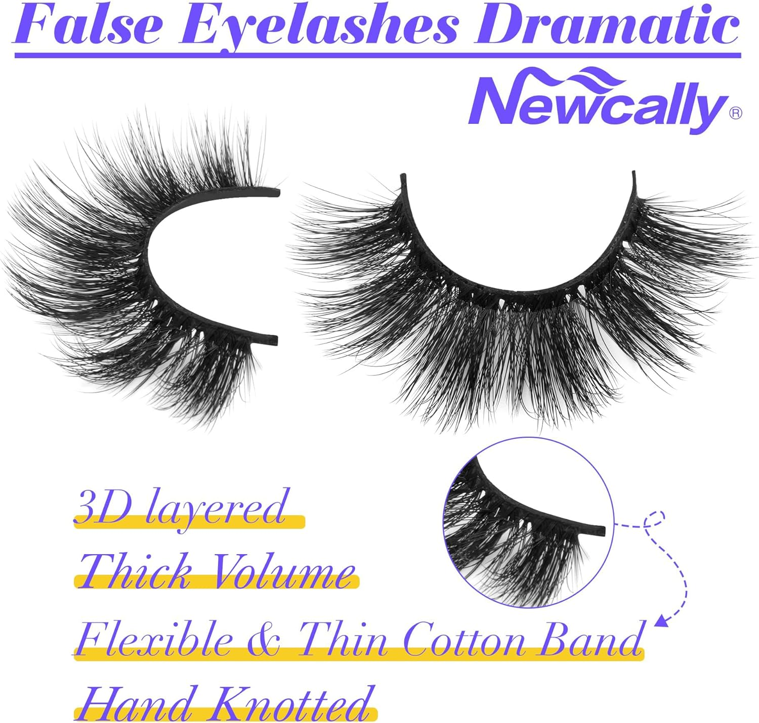 Newcally Multipack Demi Wispies Lashes, 0Kg