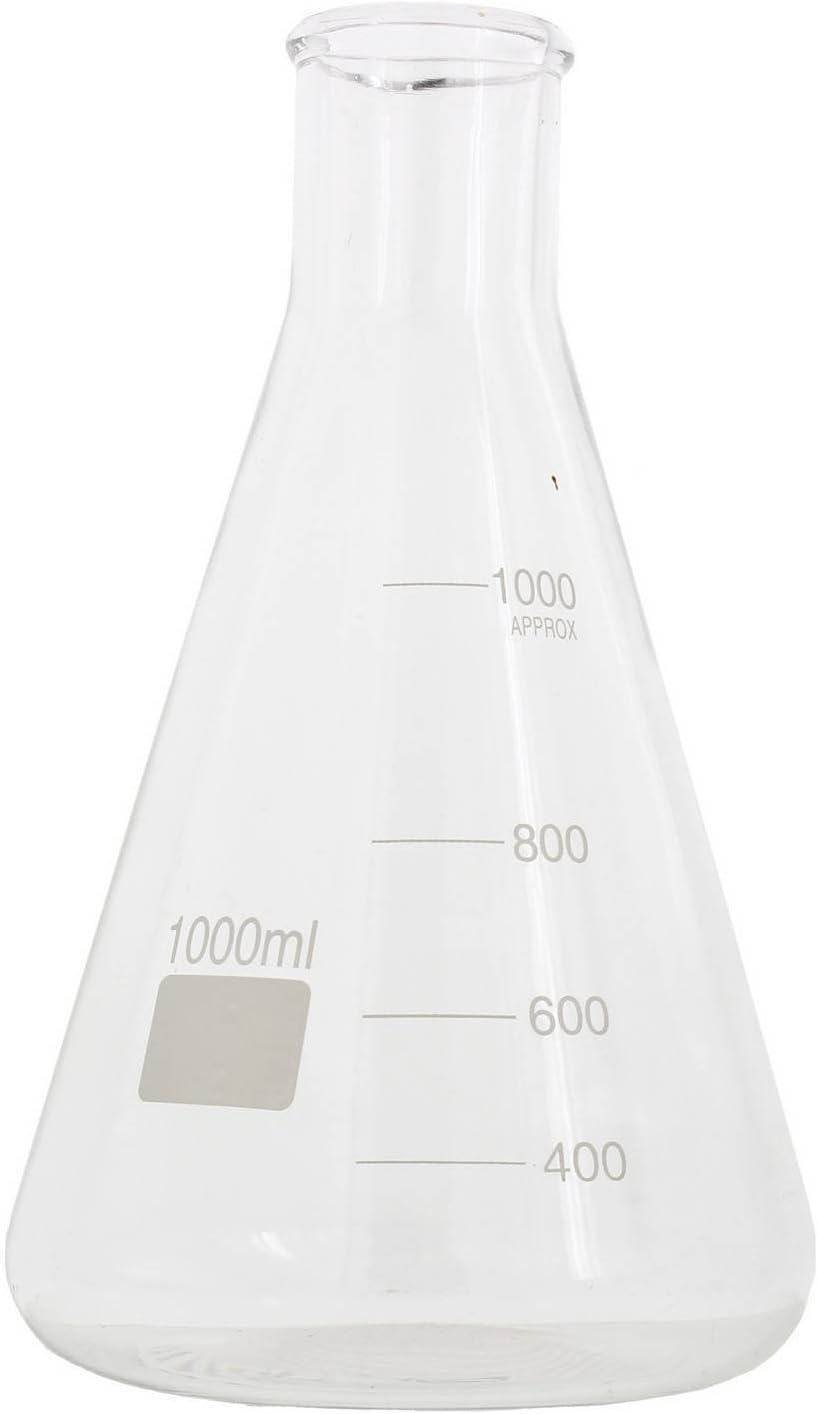 Erlenmeyer Flask 1000Ml Accurate Brewing Measurement Safe Packing Home Brew image number 1