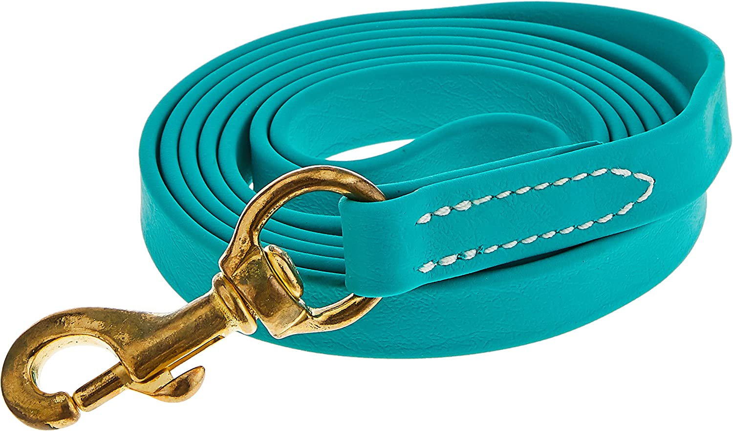 J&J Dog Supplies Biothane Dog Leash, 3/4" Wide by 6' Long, Blue image number 5
