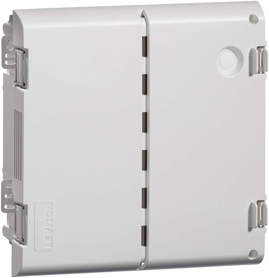 Leviton 49605-140 14" Wireless Structured Media Center with Vented Cover, White image number 4