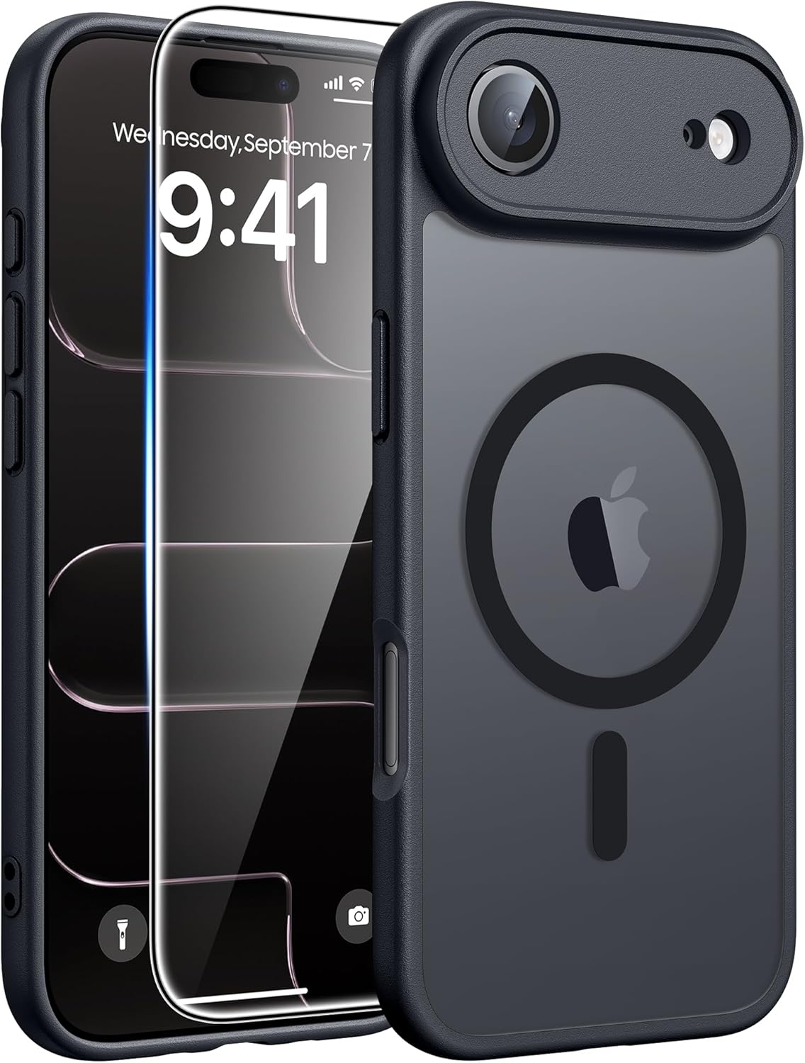 FNTCASE for Iphone Air Phone Case: Magnetic Translucent Matte Shockproof Slim Cell Phone Cover | Full Covered Camera Protection | Military Grade Drop Proof Anti-Fingerprint Protective Cases 2025 image number 4