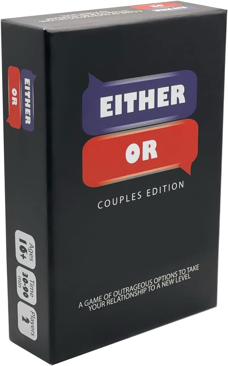 Either Or: a Card Game of Outrageous Options - Fun Card Game of Options for Couples