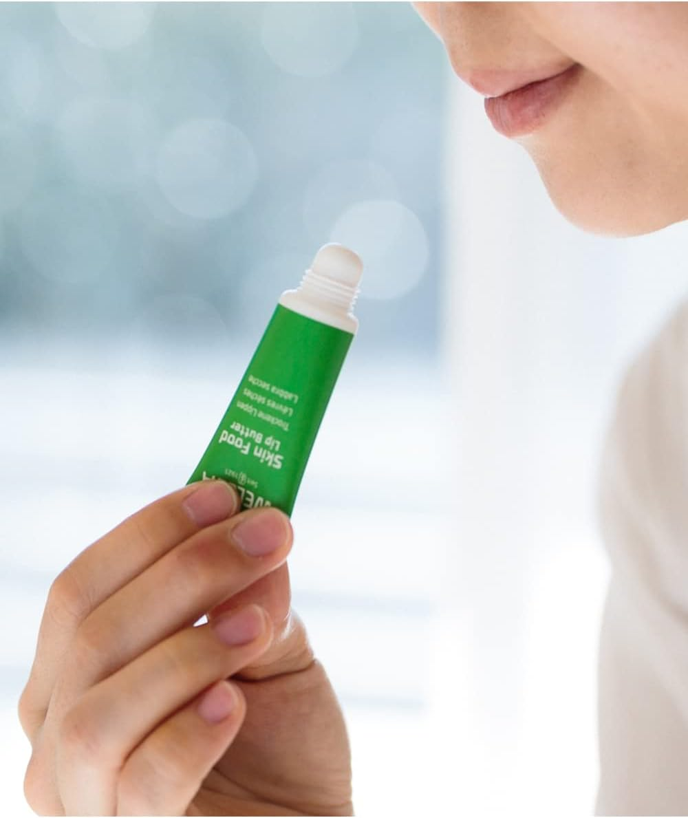 WELEDA Skin Food, Lip Butter, 0.3 Fl Oz (8 Ml), for Chapped Lips, Lip Care, Drying, Protection, Dense Texture, Faint Herbal Scent, Naturally Derived Ingredients, Organic image number 2