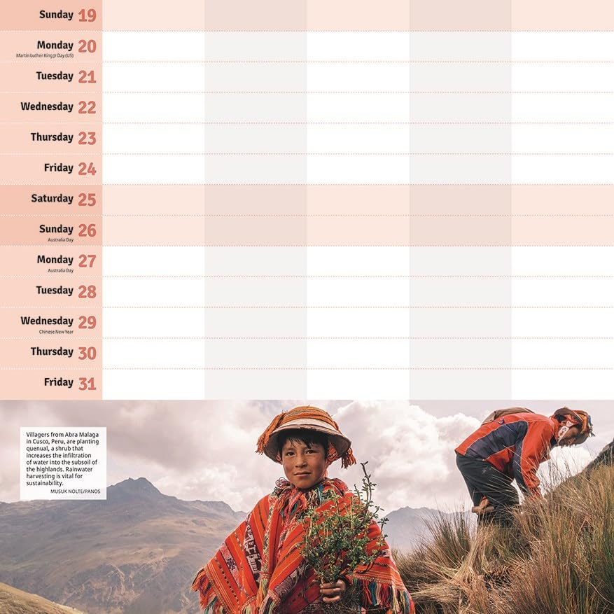 One World Family Calendar 2025 image number 3