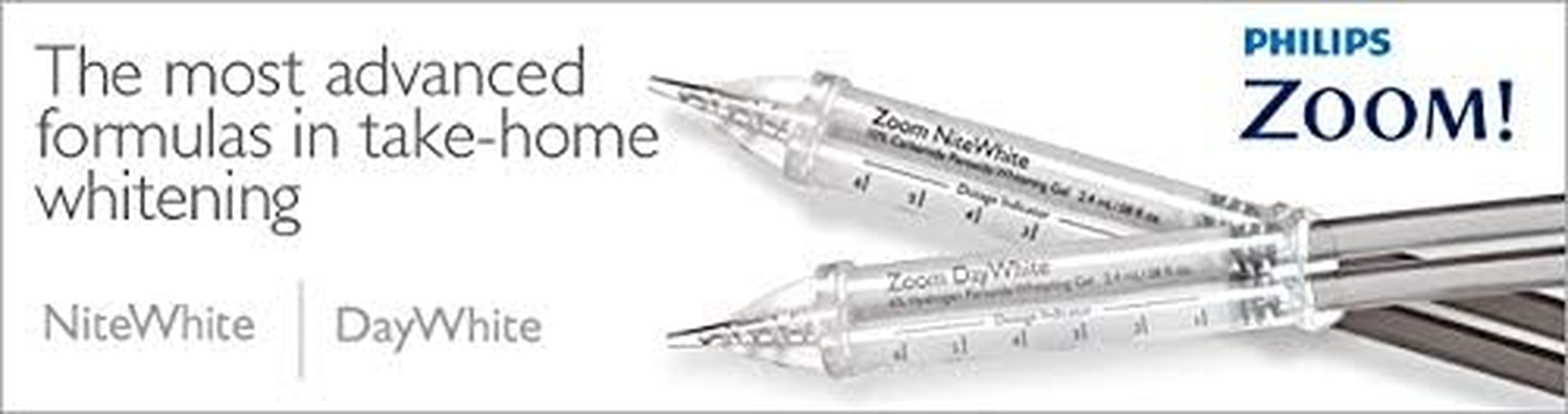 Zoom 10% Nite White Carbamide Peroxide Teeth Whitening Gel Complete Kit | 6 X 2.4Gram Syringes | Zipper Bag & Mouth Tray Case Included image number 1