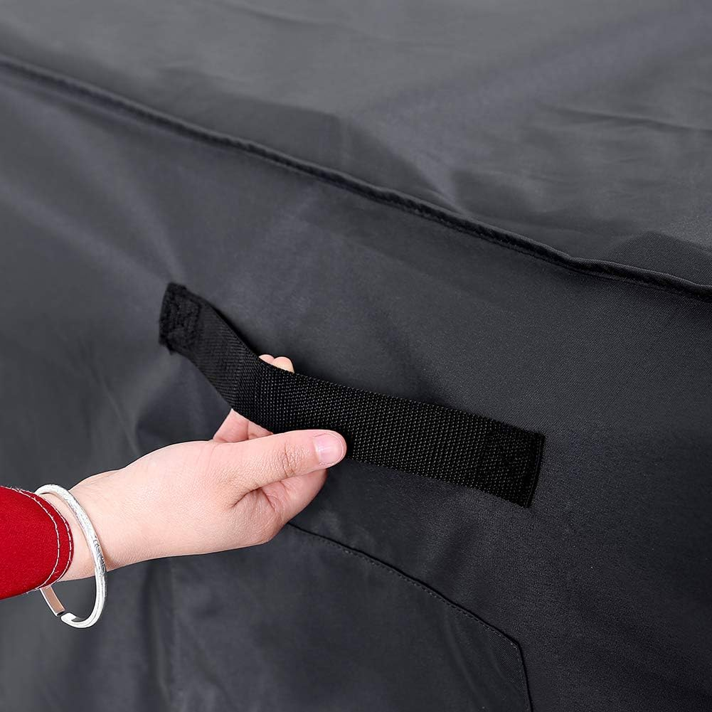 Tempera 108'' X 82'' X 27.8'' Outdoor Dining Set Cover for outside Table and Chairs, Rectangle Patio Table Covers for Outdoor Furniture, Anti-Fading, Water Resistant, Space Grey image number 5