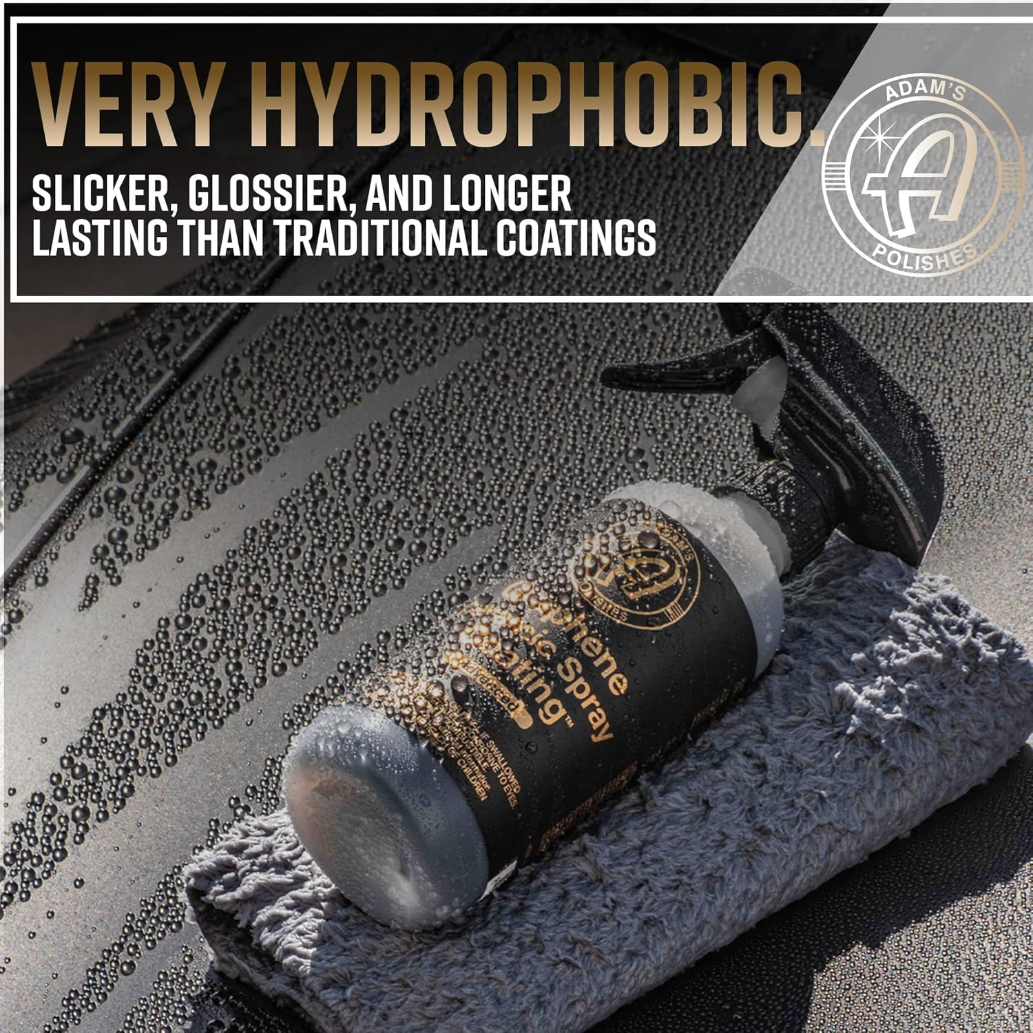 Adam'S Polishes Advanced Graphene Ceramic Spray Coating Kit - 18+ Month Sprayable Graphene Oxide Ceramic Coating for Cars, Boats, Rv'S & Motorcycle | Adds Extreme Gloss, Depth, Shine & Protection image number 4