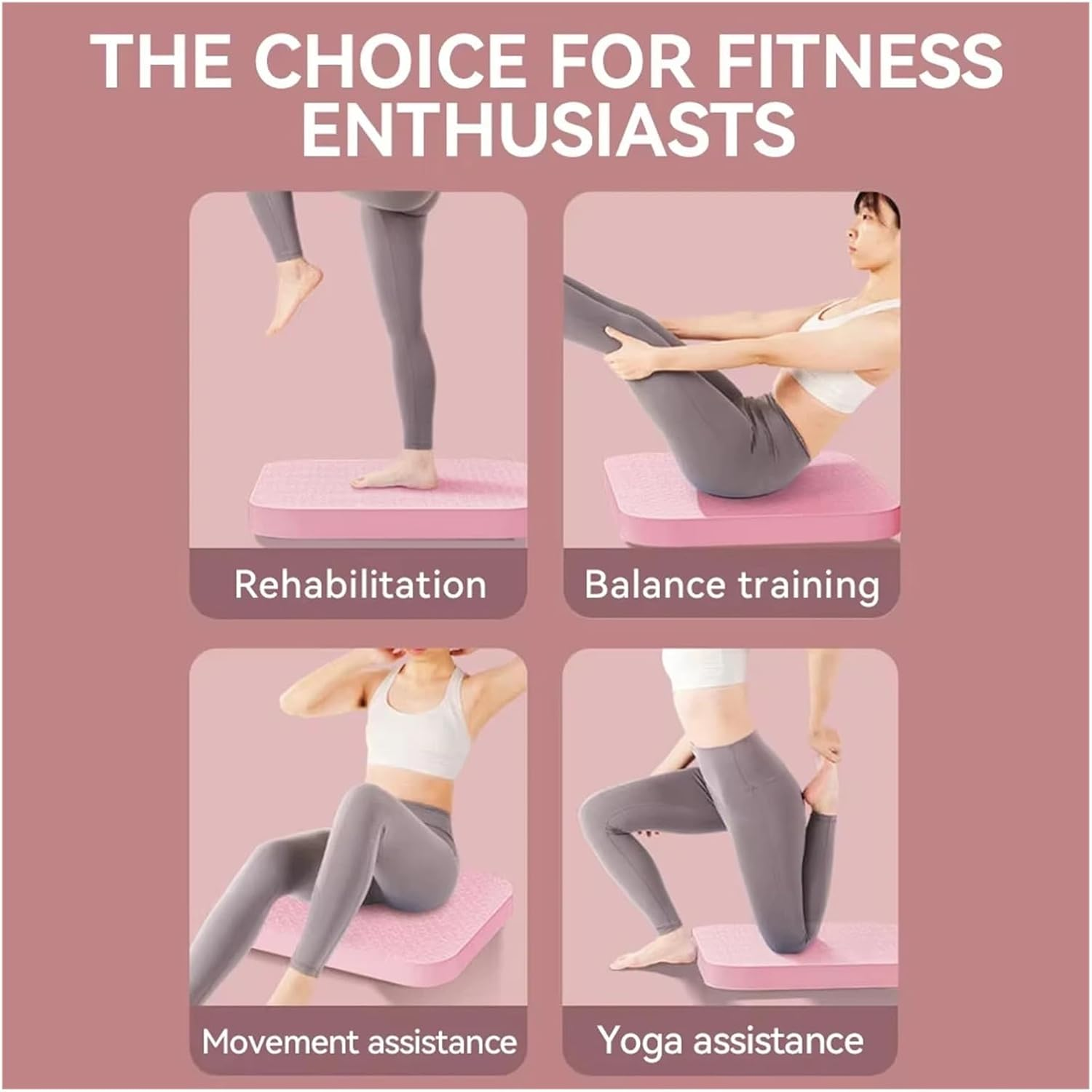 Dual Color Balance Pad TPE Anti-Slip Ankle Rehabilitation Training Mat with Thickened Non-Slip Surface for Yoga Core Fitness image number 1