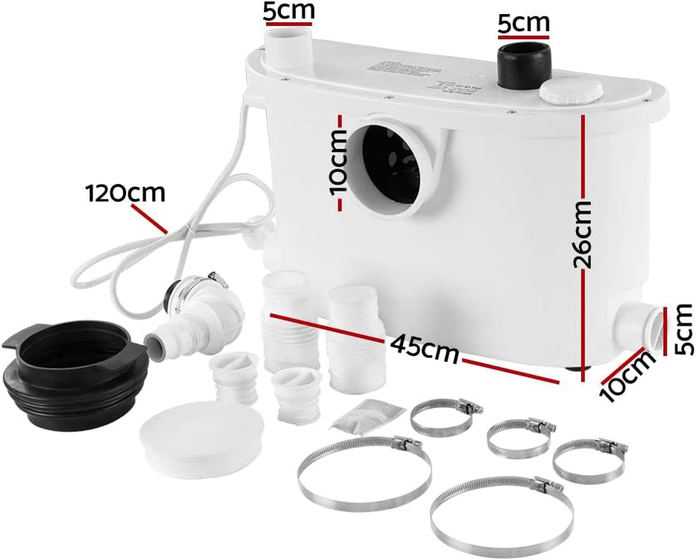 GIANTZ Macerator Sewerage Pump Waste Toilet Sewage Water Disposal Marine Clean image number 3