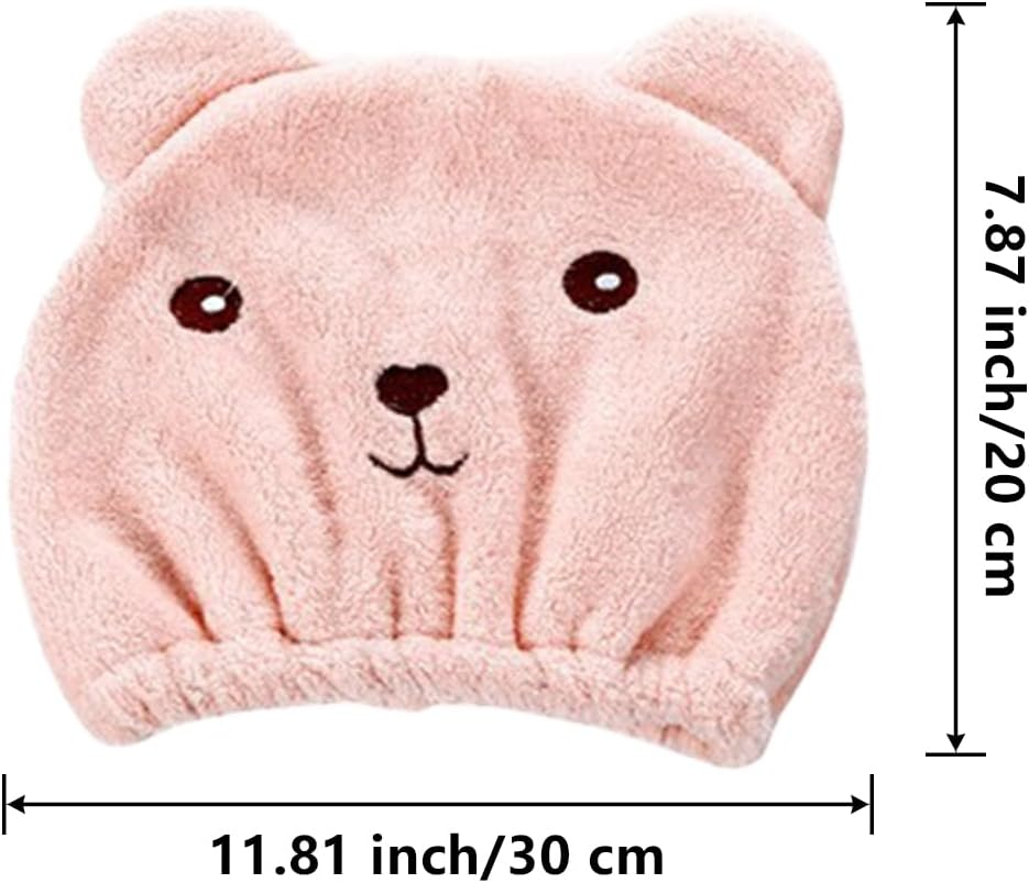 Enwye Quick Dry Coral Fleece Hair Towel Bag Absorbent Towel Suitable for All Hairstyles Easy to Use image number 2