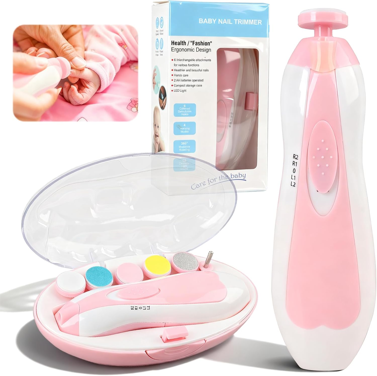 Baby Nail Care Kit Nail Trimmer Nail File for Newborns, Infants, Toddlers, and Kids for Trimming and Caring for Fingernails and Toenails image number 3