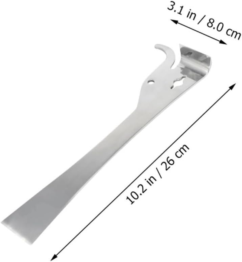 VANZACK Honey Knife Beekeepers Stand Kit outside Carbide Tag Paint Scraper Smoker Fuel for Beekeeping Dispenser Beekeeping Brush Costumebumble Bee Hive Decor Silver Stainless Steel