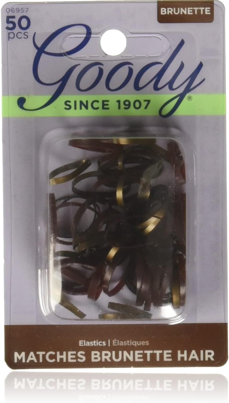 Goody Ouchless Hair Ties, Damage-Free Hold, 4MM Hair Elastics, Hair Styling Accessories for Women, All Hair Types, Black - 30 Ct