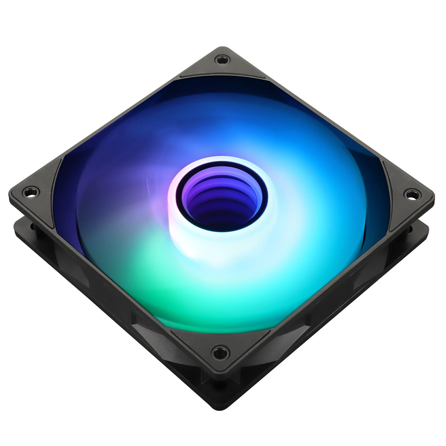 Thermalright TL-C12B-S V3 120Mm ARGB CPU Fan, with 1500RPM Speed, Black Computer Case Fan, Quiet 4Pin PWM PC Fan, for S-FDB Bearing CPU Cooler Fan,With ARGB Mirror Light Effect (3 Packs) image number 3