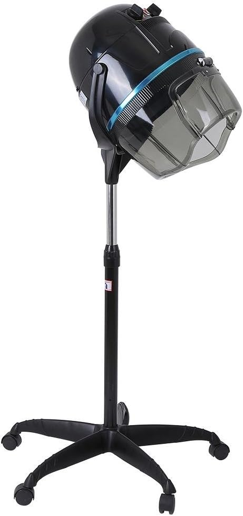 Stand Hair Dryer, 1050W Professional Adjustable Hooded Floor Hair Bonnet Dryer with 5 Omni-Directional Wheels Stable Base for Beauty Salon or Home Use image number 2