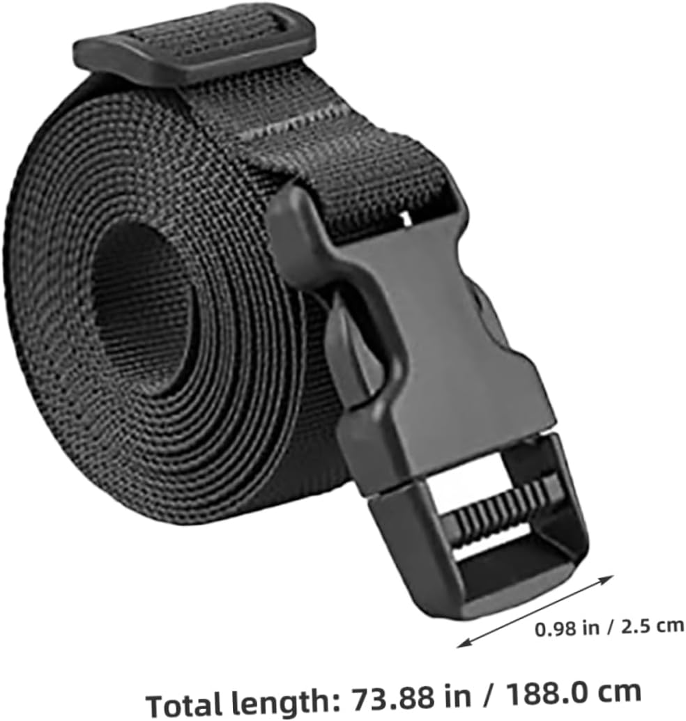 6Pcs Outdoor Luggage Straps with Elastic Buckles Heavy Duty Suitcase Binding Straps for Secure Travel Versatile Travel Gear for Suitcases and Backpacks and Effortless image number 1