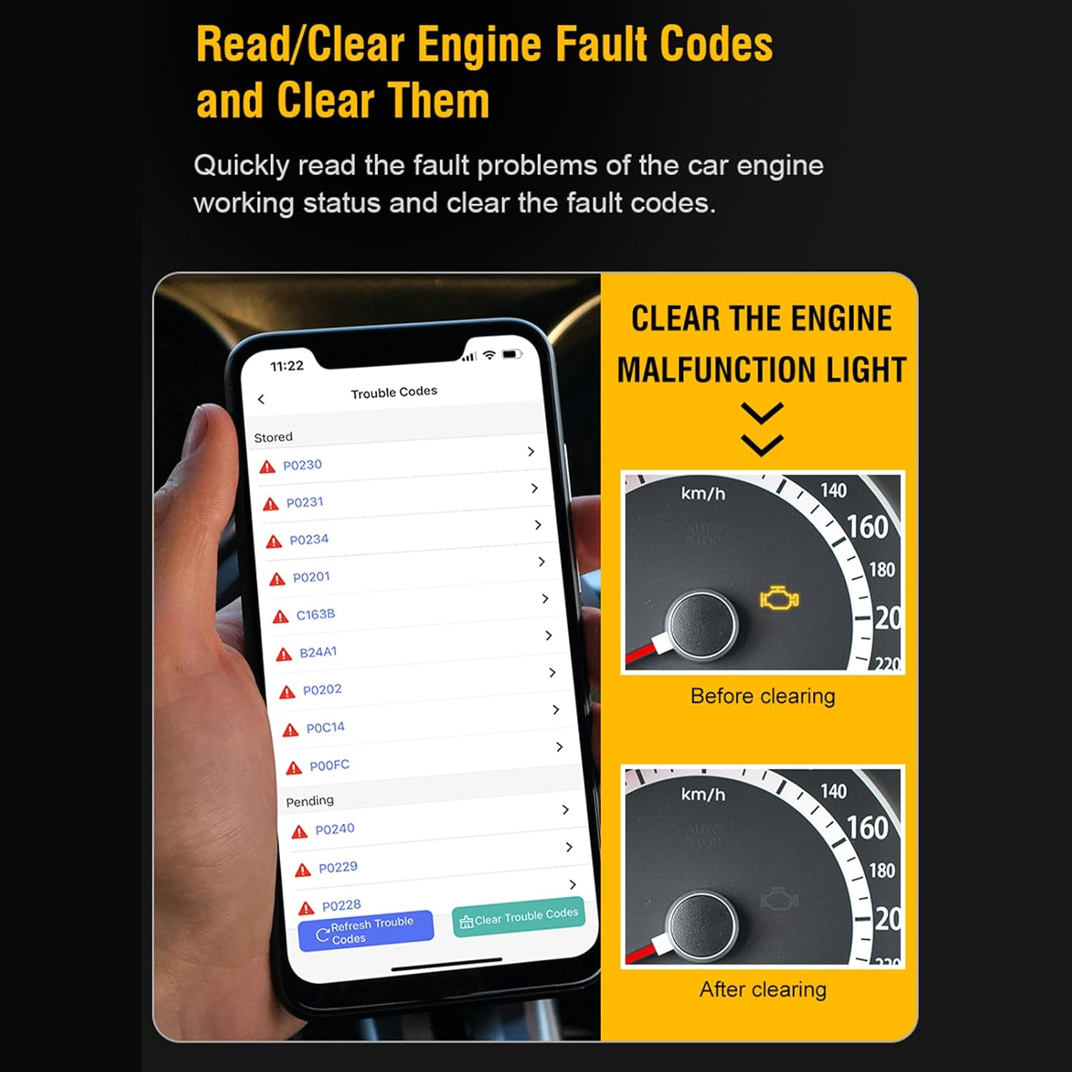 Battery Tester - Digital Professional Auto Supplies,Automotive Diagnostic Tools,For Vehicle Household Printer SUV Truck Trip Travel Driver RV image number 1