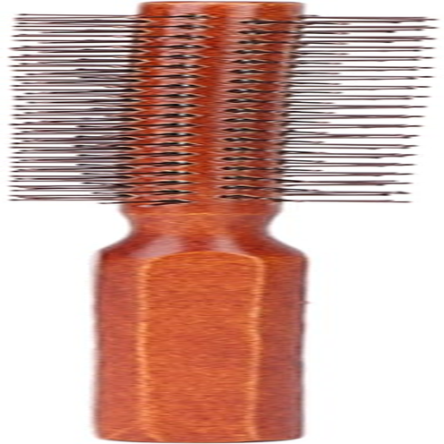 QANYEGN Wood Handle Curling Brush, Freestyle Small round Roller for Barbershop and Home Use, Unisex Beauty Hair Styling