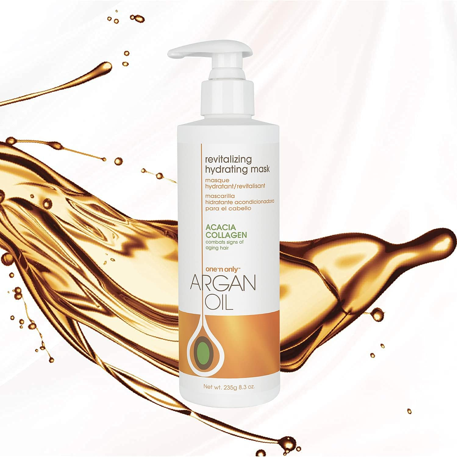 One 'N Only Argan Oil Hydrating Mask Derived from Moroccan Argan Trees, 8.3 Ounce image number 1