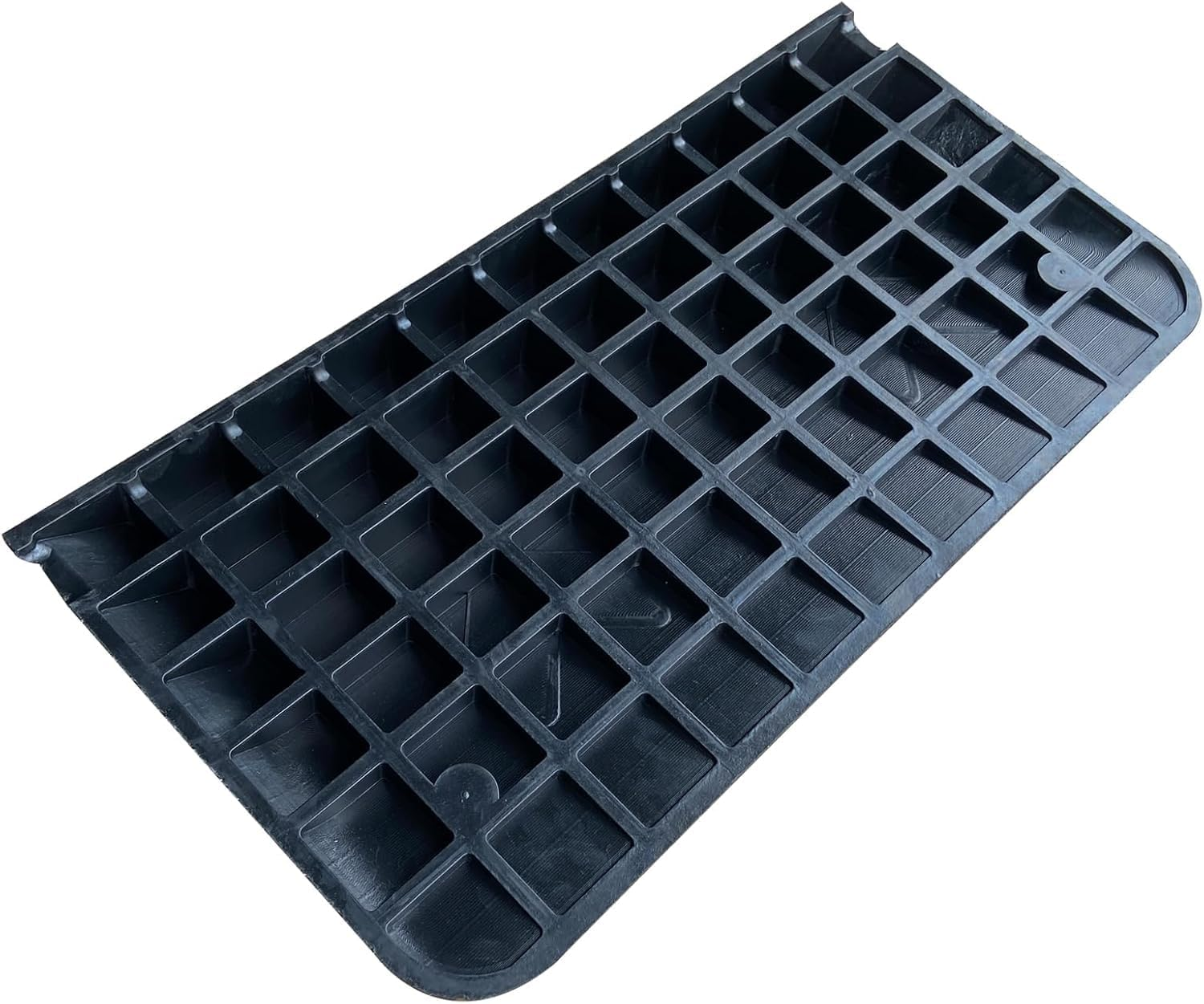 Rubber Wheelchair Ramp 10Cm, Non-Slip Surface, 901 X 620 X 101Mm, 400Kg Capacity, Indoor/Outdoor Use image number 2